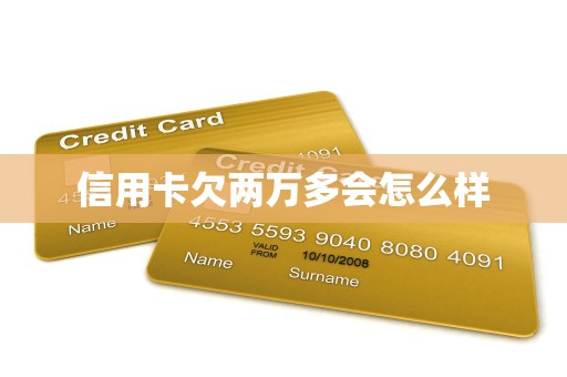 信用卡欠两万多会怎么样