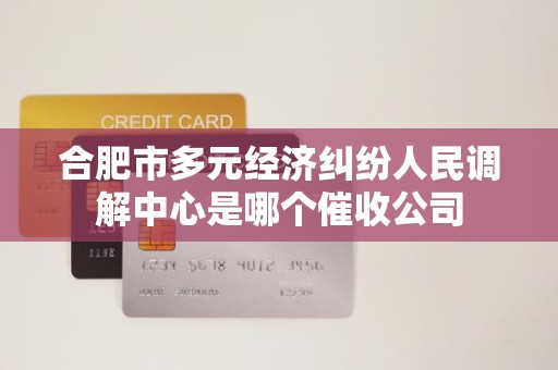 合肥市多元经济纠纷人民调解中心是哪个催收公司 合肥市多元经济纠纷人民调解中心是哪个催收公司