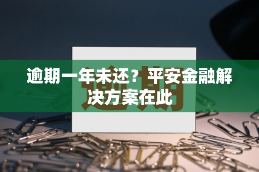 逾期一年未还?平安金融解决方案在此 逾期一年未还?平安金融解决方案在此