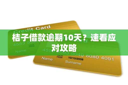 桔子借款逾期10天？速看应对攻略