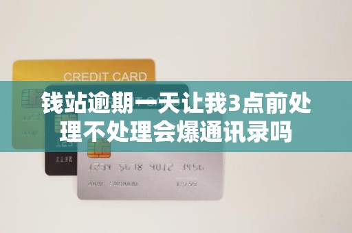 钱站逾期一天让我3点前处理不处理会爆通讯录吗