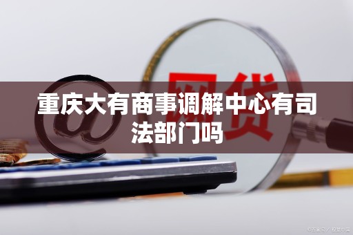 重庆大有商事调解中心有司法部门吗