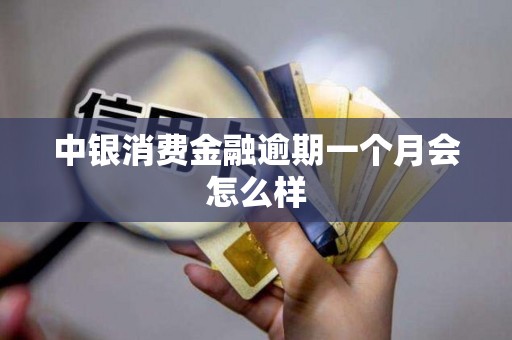中银消费金融逾期一个月会怎么样