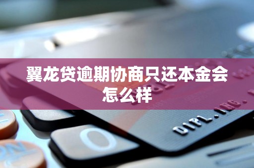 翼龙贷逾期协商只还本金会怎么样