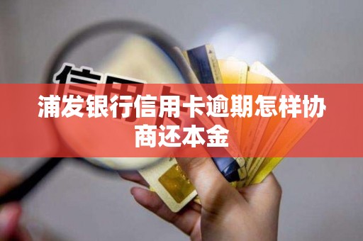 浦发银行信用卡逾期怎样协商还本金