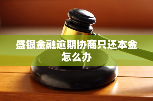 盛银金融逾期协商只还本金怎么办