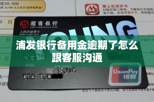 浦发银行备用金逾期了怎么跟客服沟通