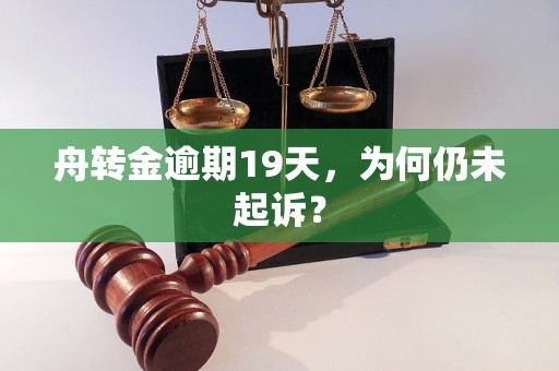 舟转金逾期19天，为何仍未起诉？