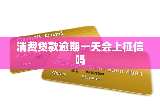消费贷款逾期一天会上征信吗