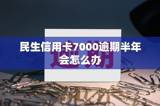 民生信用卡7000逾期半年会怎么办