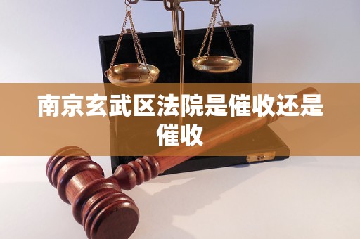 南京玄武区法院是催收还是催收 南京玄武区法院是催收还是催收
