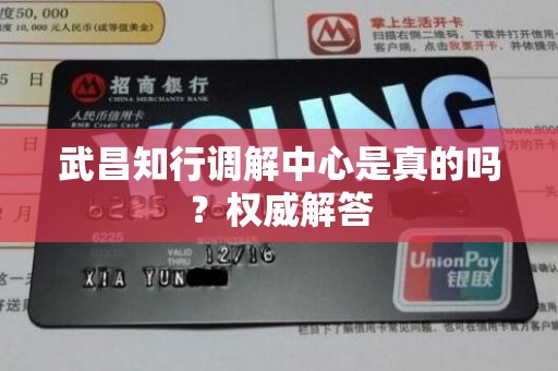 武昌知行调解中心是真的吗？权威解答