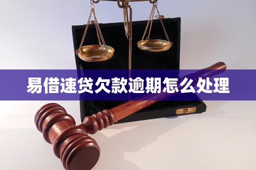 易借速贷欠款逾期怎么处理