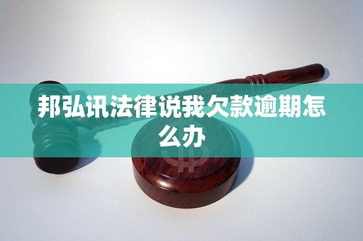 邦弘讯法律说我欠款逾期怎么办 邦弘讯法律说我欠款逾期怎么办