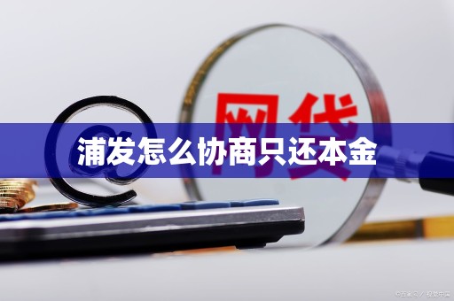 浦发怎么协商只还本金