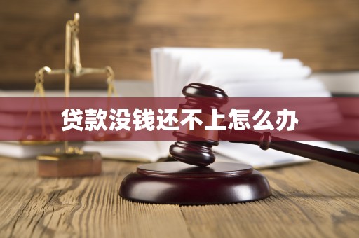 贷款没钱还不上怎么办