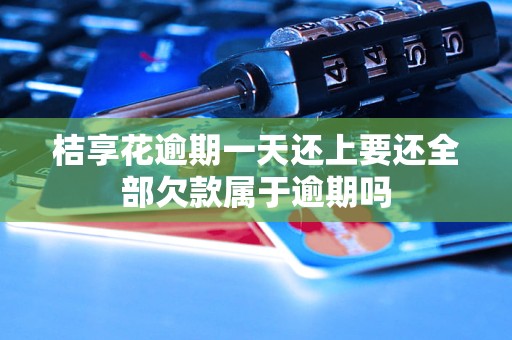 桔享花逾期一天还上要还全部欠款属于逾期吗