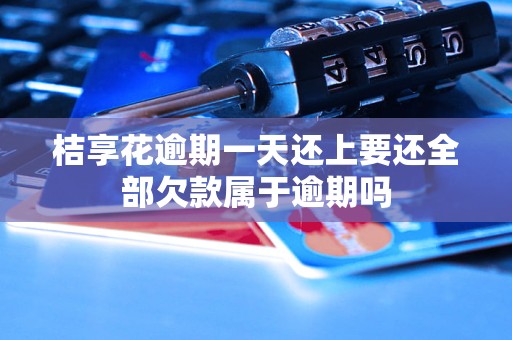 桔享花逾期一天还上要还全部欠款属于逾期吗