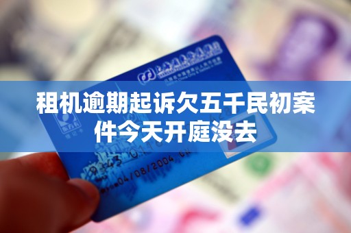 租机逾期起诉欠五千民初案件今天开庭没去