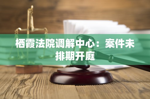 栖霞法院调解中心:案件未排期开庭 栖霞法院调解中心:案件未排期开庭