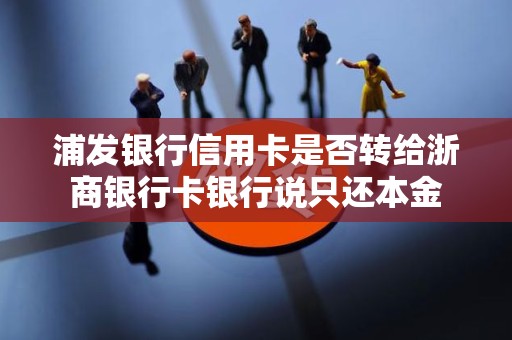 浦发银行信用卡是否转给浙商银行卡银行说只还本金