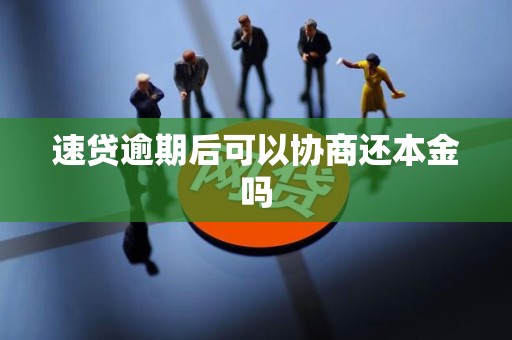 速贷逾期后可以协商还本金吗