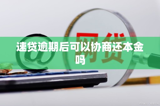 速贷逾期后可以协商还本金吗
