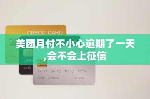 美团月付不小心逾期了一天,会不会上征信