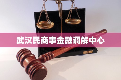 武汉民商事金融调解中心