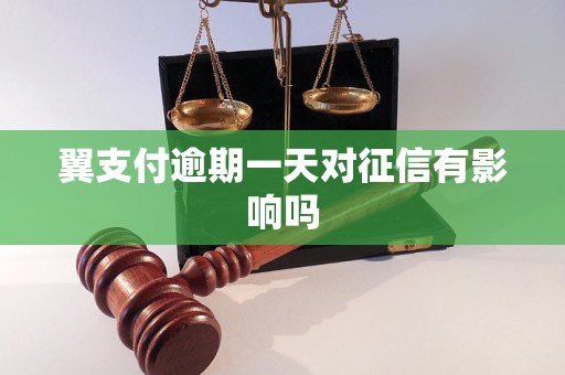 翼支付逾期一天对征信有影响吗 翼支付逾期一天对征信有影响吗