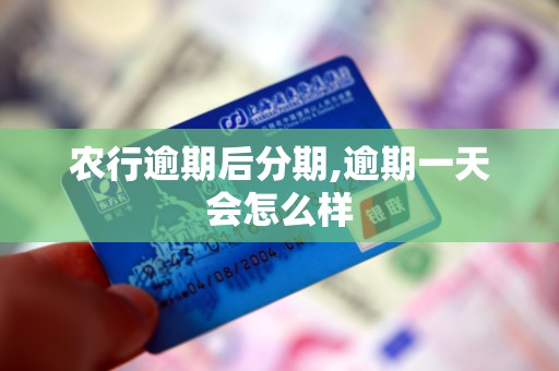 农行逾期后分期,逾期一天会怎么样