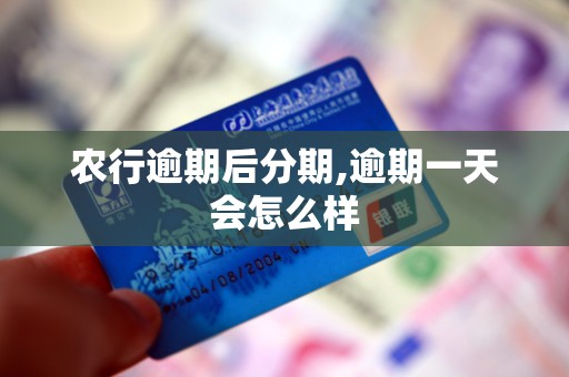农行逾期后分期,逾期一天会怎么样