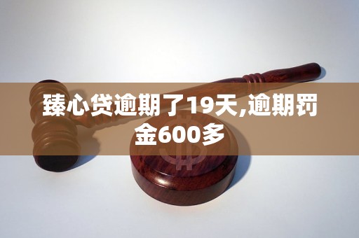 臻心贷逾期了19天,逾期罚金600多 臻心贷逾期了19天,逾期罚金600多