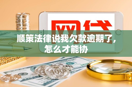 顺策法律说我欠款逾期了,怎么才能协