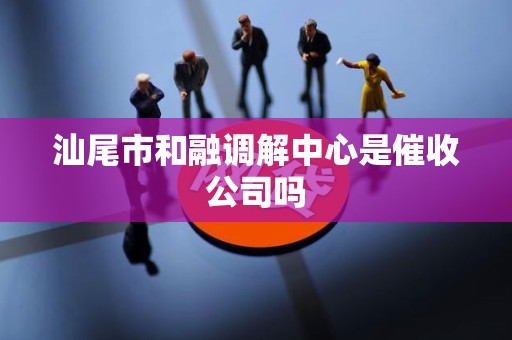 汕尾市和融调解中心是催收公司吗