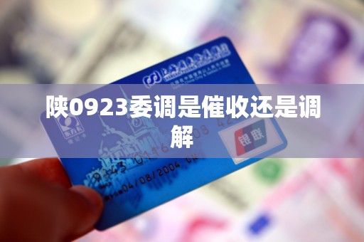 陕0923委调是催收还是调解