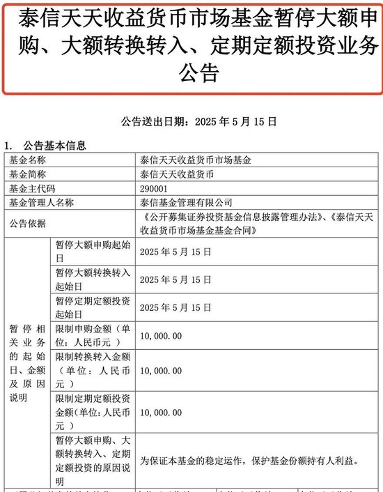 货币基金密集限购 或为防范套利资金冲击__货币基金密集限购 或为防范套利资金冲击