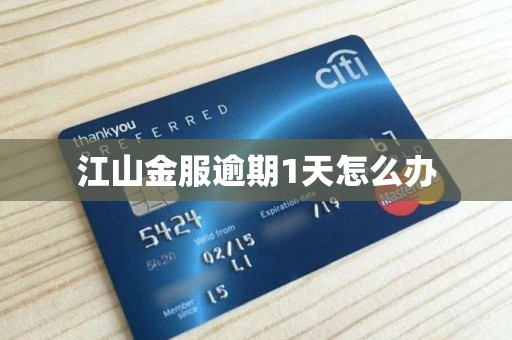 江山金服逾期1天怎么办 江山金服逾期1天怎么办