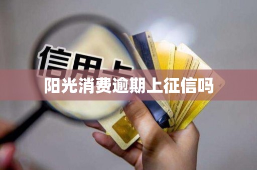 阳光消费逾期上征信吗 阳光消费逾期上征信吗