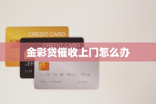 金彩贷催收上门怎么办
