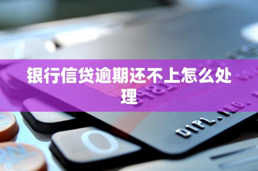 银行信贷逾期还不上怎么处理