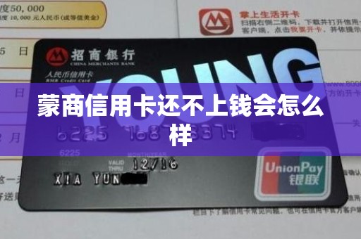 蒙商信用卡还不上钱会怎么样