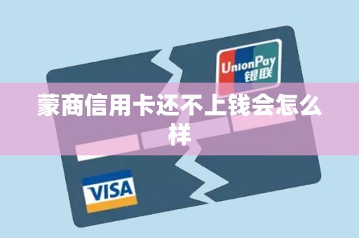 蒙商信用卡还不上钱会怎么样