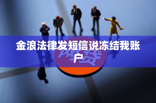 金浪法律发短信说冻结我账户