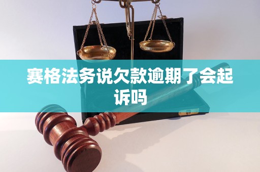 赛格法务说欠款逾期了会起诉吗