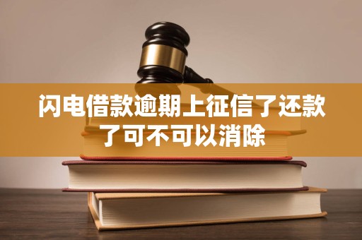 闪电借款逾期上征信了还款了可不可以消除