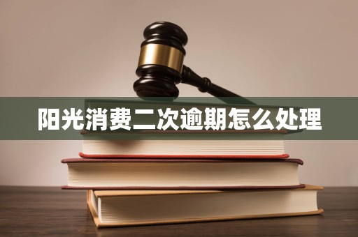 阳光消费二次逾期怎么处理