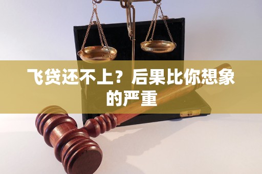 飞贷还不上？后果比你想象的严重