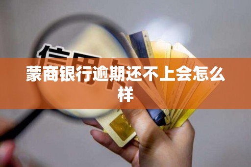 蒙商银行逾期还不上会怎么样