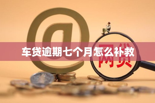 车贷逾期七个月怎么补救